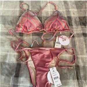 PilyQ PQ Swim Namaste S bottoms NWT